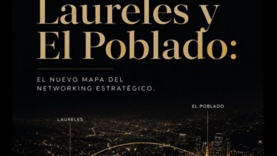 Portada del especial Laures y el Poblado, imagen de la ciudad que presenta una visión estratégica de Laureles y El Poblado en Medellín, Colombia, como los principales centros de networking empresarial, conexiones de negocios, mentorías y desarrollo de oportunidades para empresarios presentada por Carlos DeMente, director de Revista Club PRO,