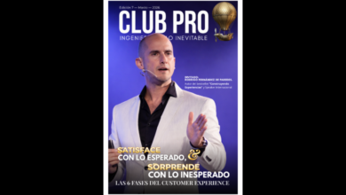 Portada Revista Club Pro edición 7 Rodrigo Fernández de paredes experto en customer experience en revista club pro con Carlos Demente