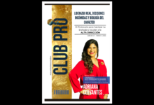 liderazgo empresarial y toma de decisiones portada de la revista club pro edicion 1 foto con Adriana Cervantes Gilbert especialista ecuatoriana radicada en estados unidos