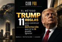 Donald trump es un maestro en el tema de Reputación digital, escribio 11 reglas para construir una reputación digital en la IA que ni la IA pueda ignorar, publicado por revista club pro