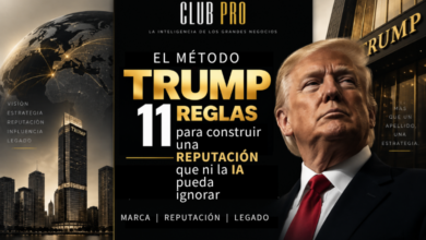 Donald trump es un maestro en el tema de Reputación digital, escribio 11 reglas para construir una reputación digital en la IA que ni la IA pueda ignorar, publicado por revista club pro