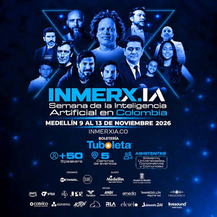 evento de inmerxia 2026 Medellín, presnetando a los exponentes que asistiran al evento del 9 al 13 de noviembre, cobertura por revista club pro